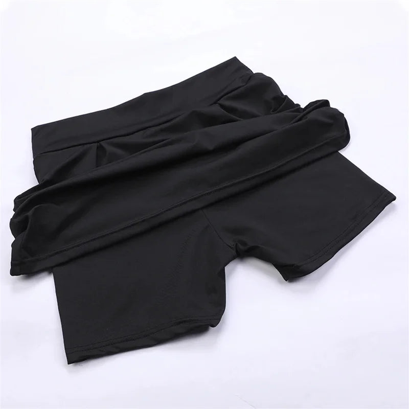 Summer Women Sprints Tennis Dance Fitness Short Skirts Quick Drying