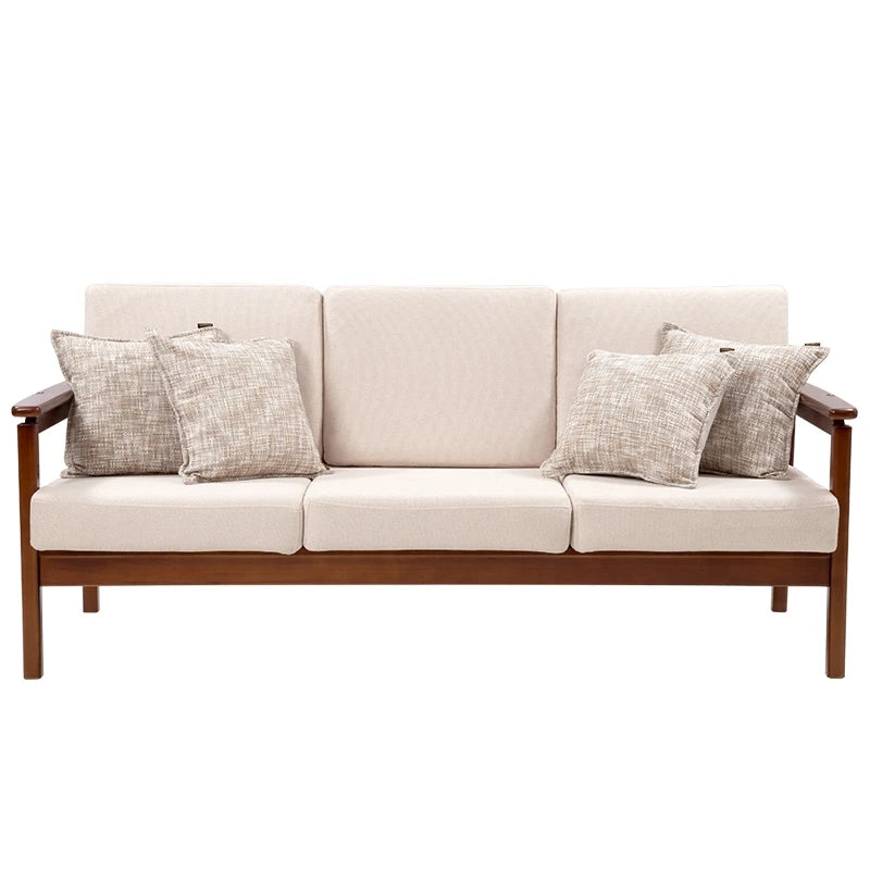Suitable for the elderly sofa Home Suitable for the elderly Solid wood sofa Elderly apartment care institution sofa