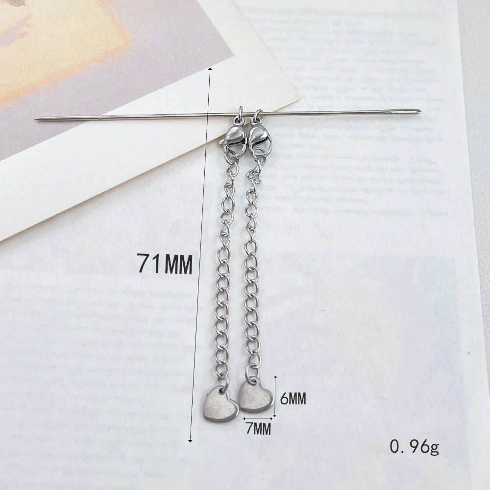 Cordial Design 100Pcs Stainless Steel Extension Chain/Hand Made/Jewelry Accessories/Connectors/DIY Hooks & Clasps #195337