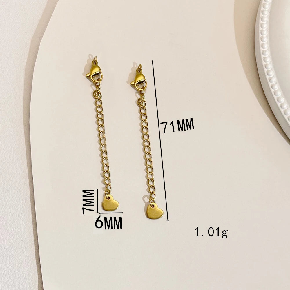 Cordial Design 100Pcs Stainless Steel Extension Chain/Hand Made/Jewelry Accessories/Connectors/DIY Hooks & Clasps #195337