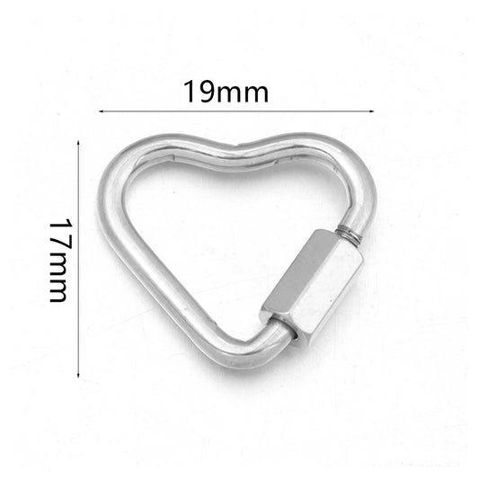 2pcs Stainless Steel Connectors Buckle Geometry For Clasps Hooks Connectors Necklace Bracelet DIY Jewelry Findings Accessories