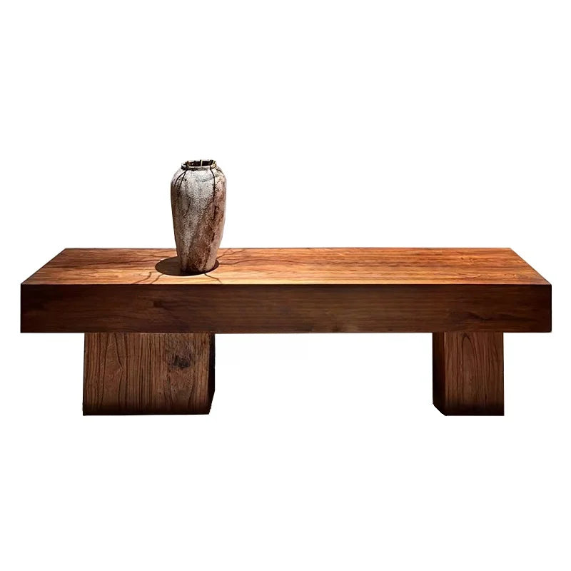 solid wood bench retro log old home bench medieval clothing store shoe changing stool