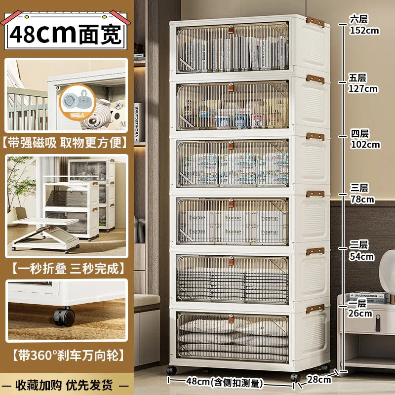 Dresser For Bedroom Storage Cabinet Removable Folding Children's Clothes Cabinet Dwvo Storage Drawer Furnitures For Bedroom