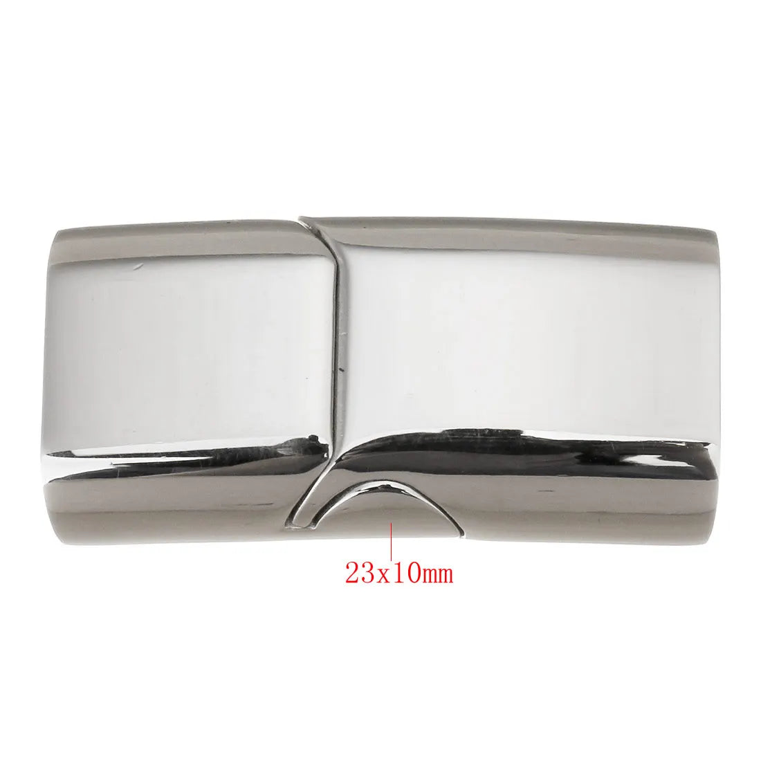 5pcs Stainless Steel Magnetic Clasps Hole 12*6.5mm 14*9mm For Leather Cord Bracelet Magnet Buckle Diy Jewelry Making Bracelet