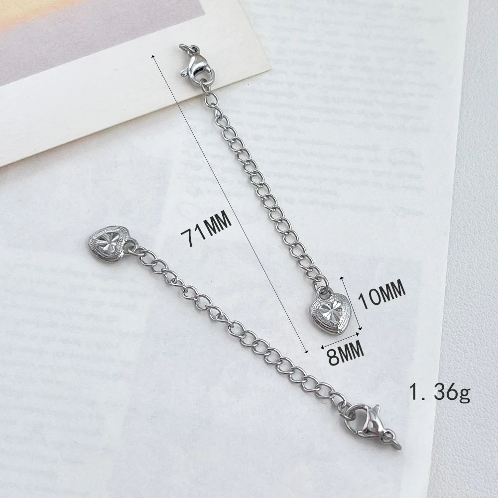 Cordial Design 100Pcs Stainless Steel Extension Chain/Hand Made/Jewelry Accessories/Connectors/DIY Hooks & Clasps #195337