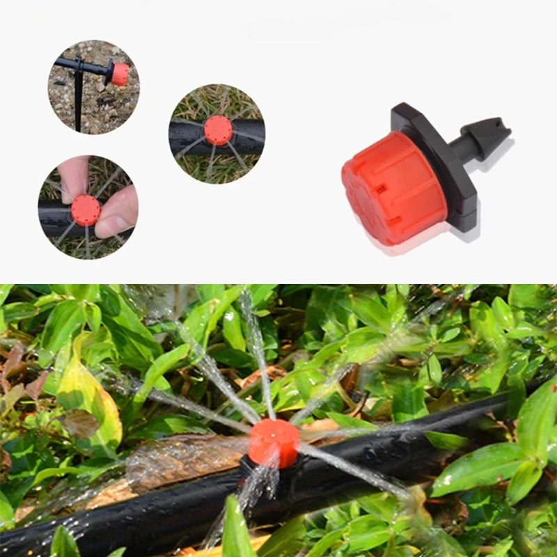5pcs Micro Dripper Drip for 1/4 Inch Hose Garden Irrigation Misting System Efficient Watering Solution