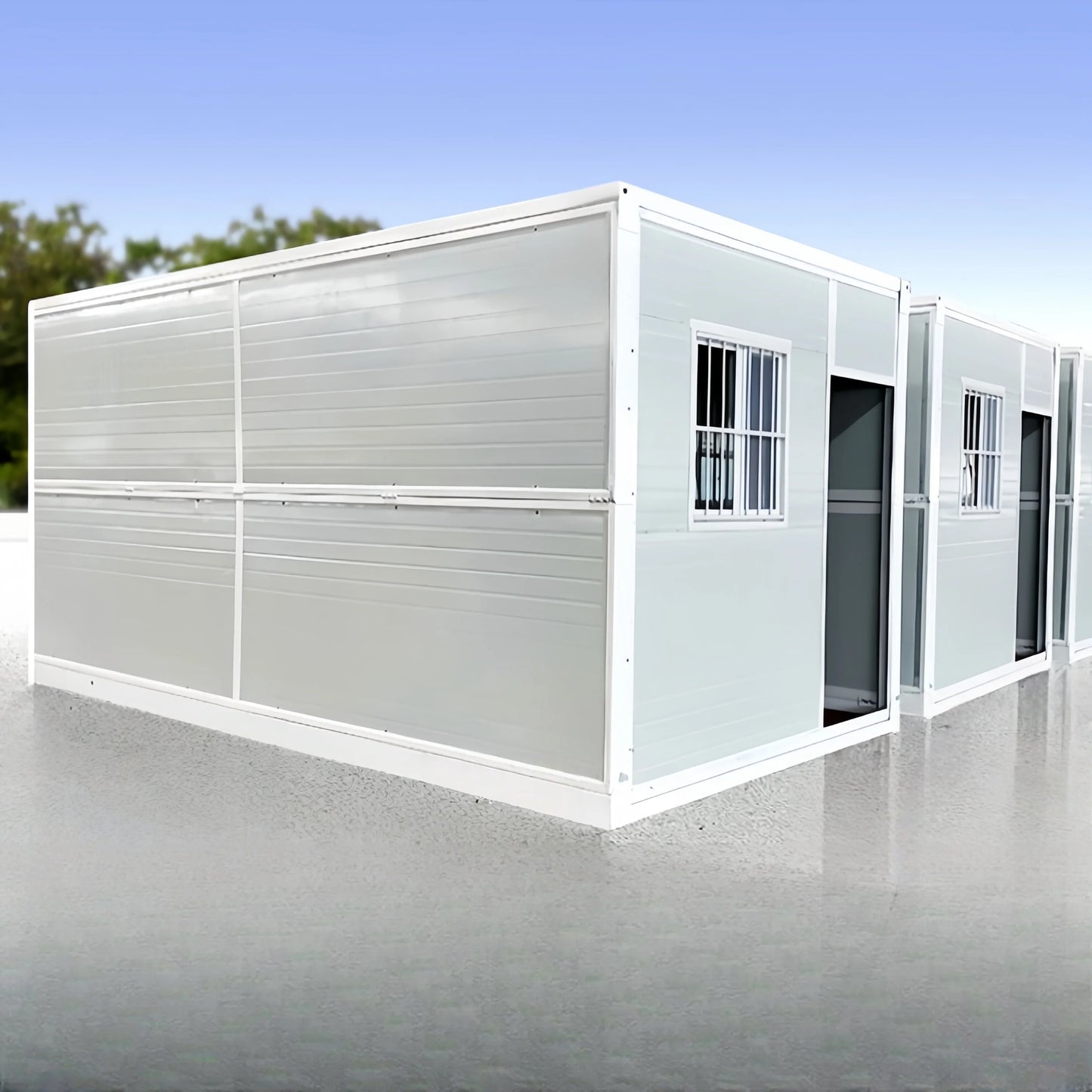 30FT Movable Modular Cabin Portable Movable Expandable Home Folding Prefab Container House Made of Sandwich Panel