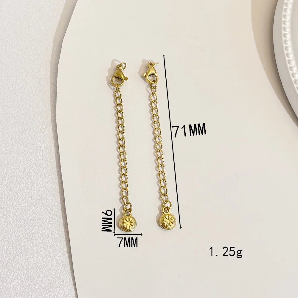 Cordial Design 100Pcs Stainless Steel Extension Chain/Hand Made/Jewelry Accessories/Connectors/DIY Hooks & Clasps #195337