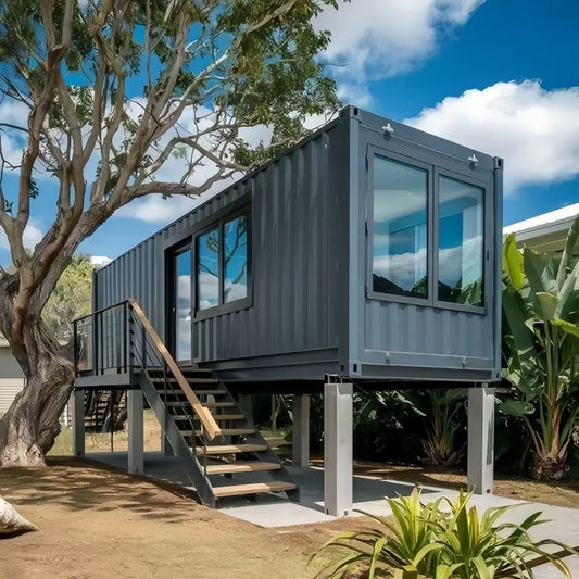 40FT Prefab Container House Expandable Steel Villa for Hotel/Apartment Use with Bedroom Included