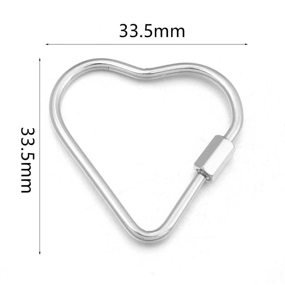 2pcs Stainless Steel Connectors Buckle Geometry For Clasps Hooks Connectors Necklace Bracelet DIY Jewelry Findings Accessories