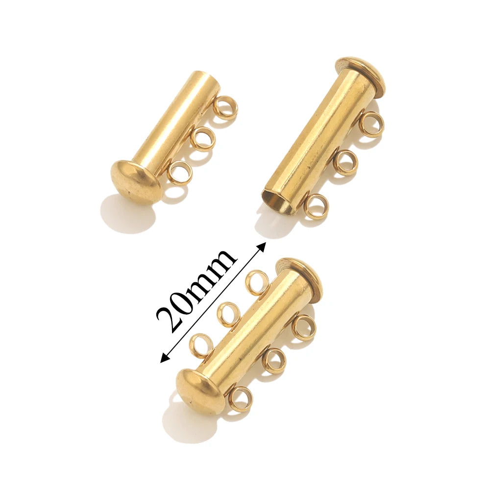 2pcs Stainless Steel Rose Flower Magnetic Connectors Clasps Magnet Charms End Cap for DIY Jewelry Making Bracelet Necklace Parts
