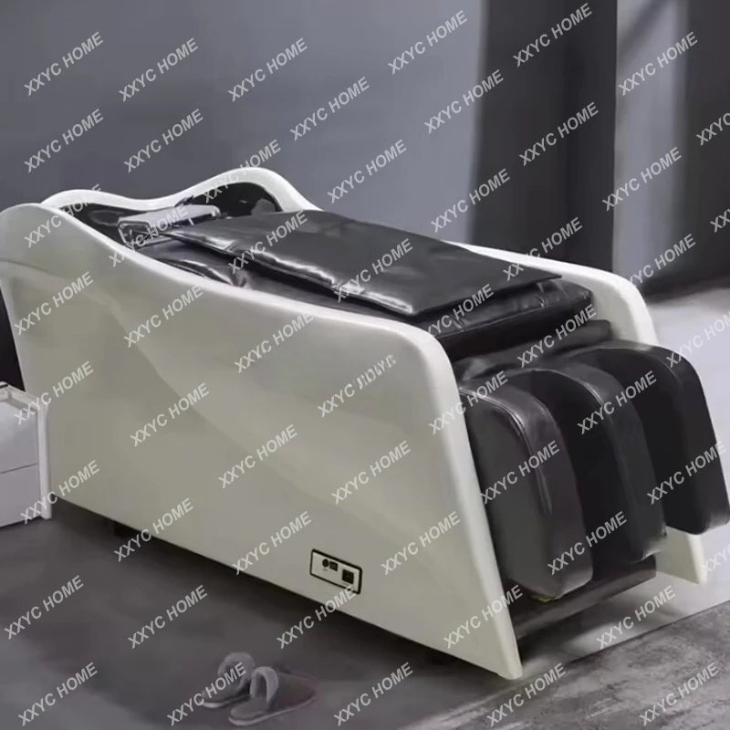 Hair Shampoo Massage Bed Beauty Salon Chair Comfortable Luxury Stretcher Headspa Table Water Chairs Customer Complete Washbasin