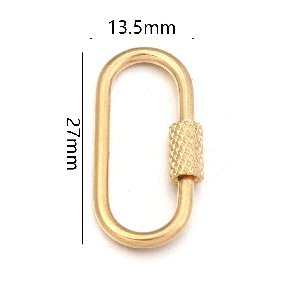 2pcs Stainless Steel Connectors Buckle Geometry For Clasps Hooks Connectors Necklace Bracelet DIY Jewelry Findings Accessories