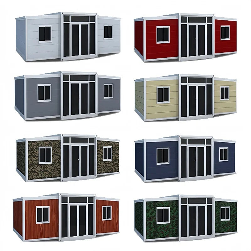 20FT 40FT Luxury Folding Prefabricated Hotel Office Portable Mobile Tiny Living Prefab Expandable Transportable Container House