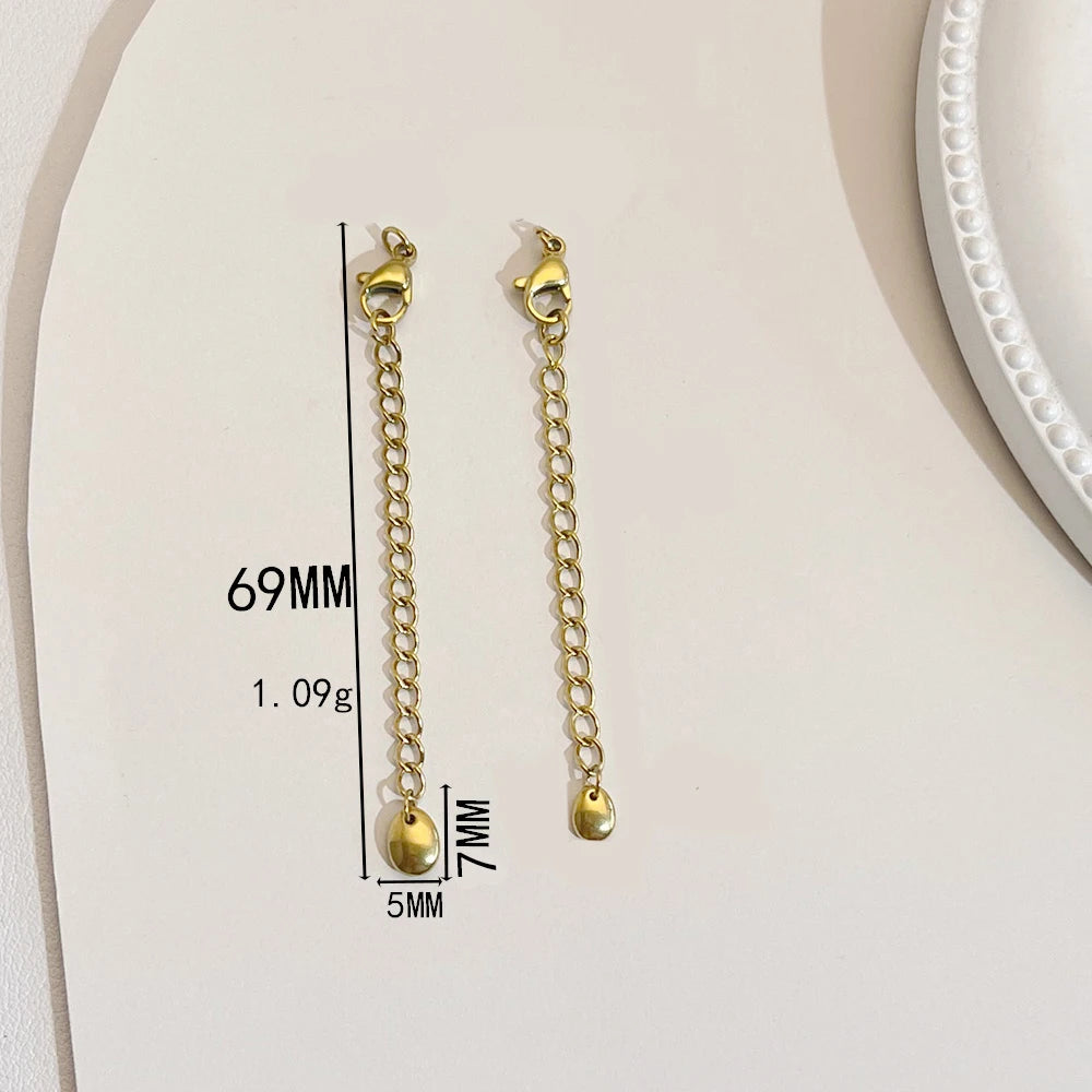 Cordial Design 100Pcs Stainless Steel Extension Chain/Hand Made/Jewelry Accessories/Connectors/DIY Hooks & Clasps #195337