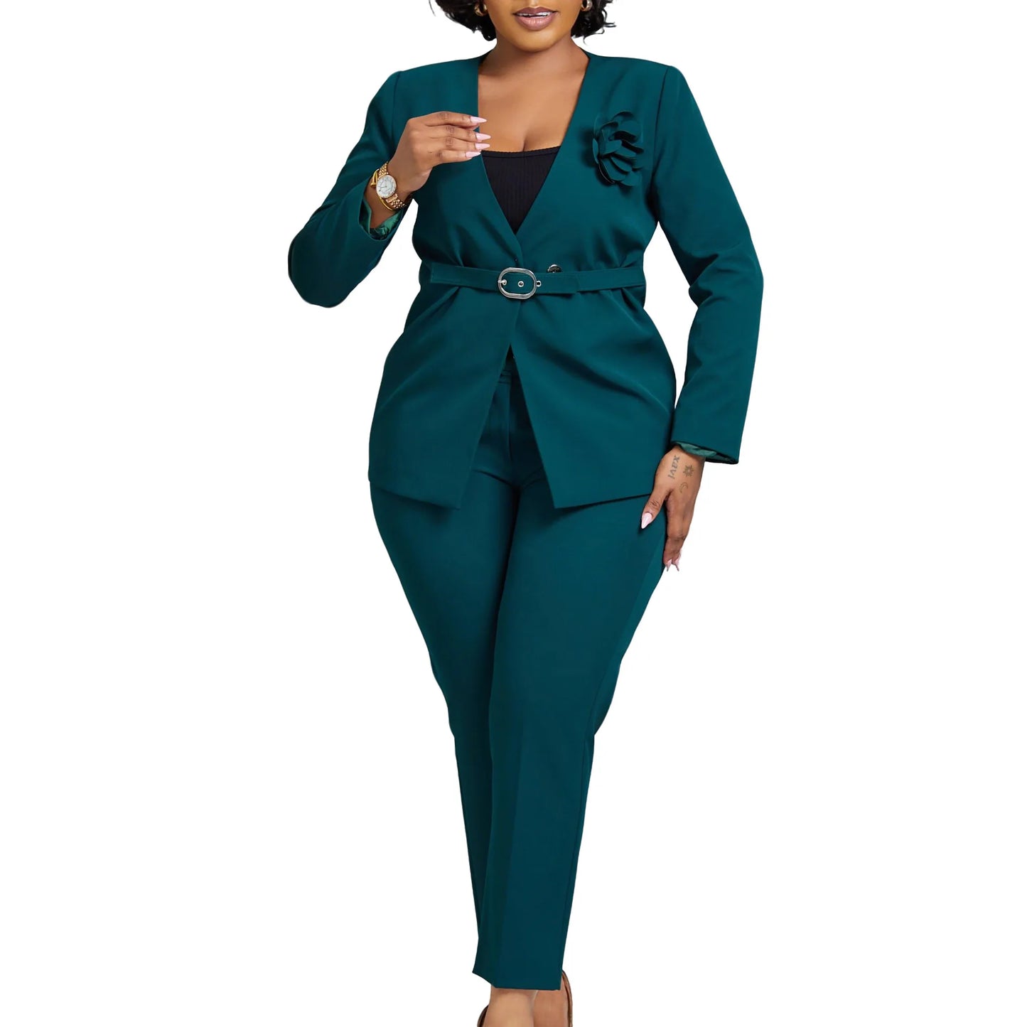 Fashion Set For Women 2 Piece Sets New Arrival Matching Two Pieces Sets Long Sleeve blazer Top And Pants Suits Outfits Clothing