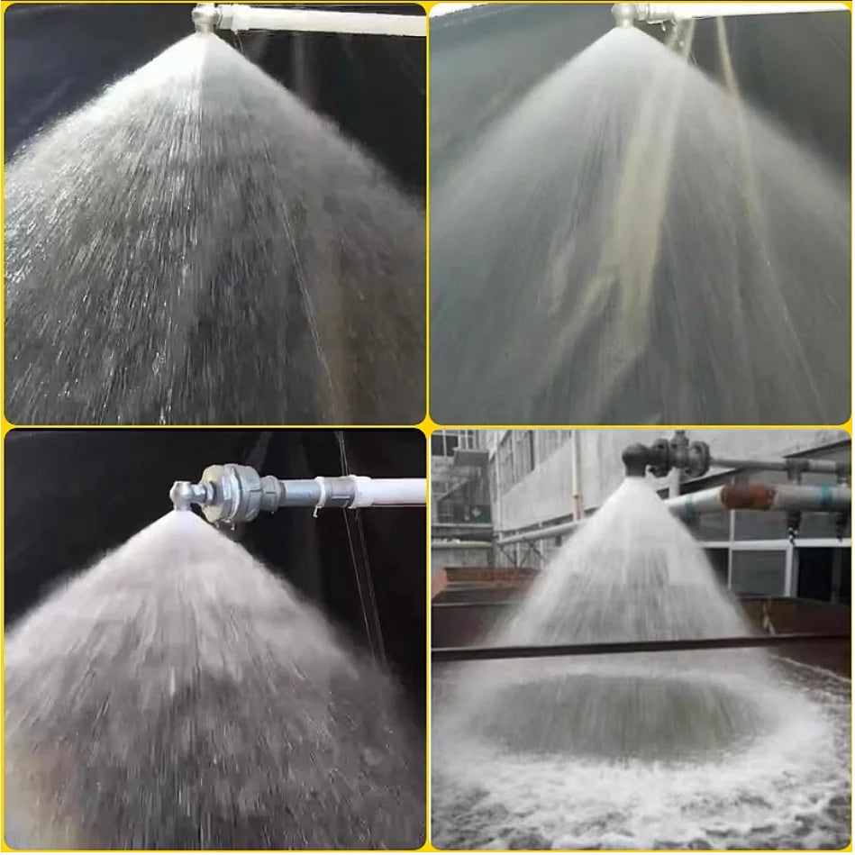 Vortex Nozzle Dust Removal Desulfurization Denitrogenation Cooling High Flow Anti-Clogging Cooling Tower Spray Nozzle