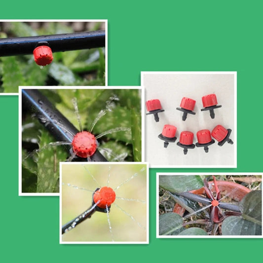 5pcs Micro Dripper Drip for 1/4 Inch Hose Garden Irrigation Misting System Efficient Watering Solution