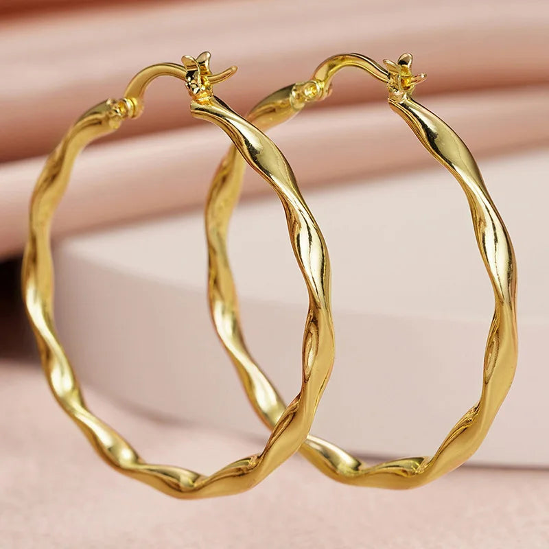 HIBRIDE Trendy Slim Earrings Everyday Women's Dress Accessories Jewelry Suitable for Holiday Wedding Travel Gifts E330