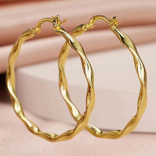 HIBRIDE Trendy Slim Earrings Everyday Women's Dress Accessories Jewelry Suitable for Holiday Wedding Travel Gifts E330