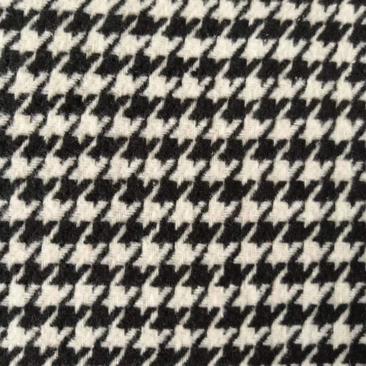 Classic Houndstooth Women Suits 2 Piece Jacket Pant Outfits High Quality Double Breasted Notch Lapel Female Clothing Costume