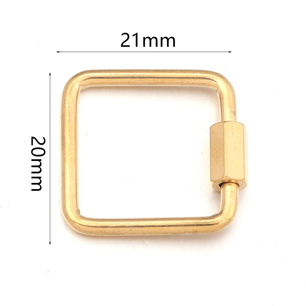 2pcs Stainless Steel Connectors Buckle Geometry For Clasps Hooks Connectors Necklace Bracelet DIY Jewelry Findings Accessories