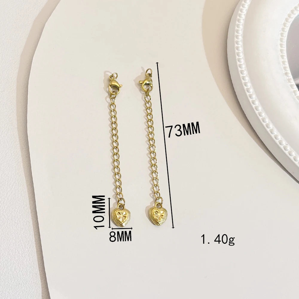 Cordial Design 100Pcs Stainless Steel Extension Chain/Hand Made/Jewelry Accessories/Connectors/DIY Hooks & Clasps #195337