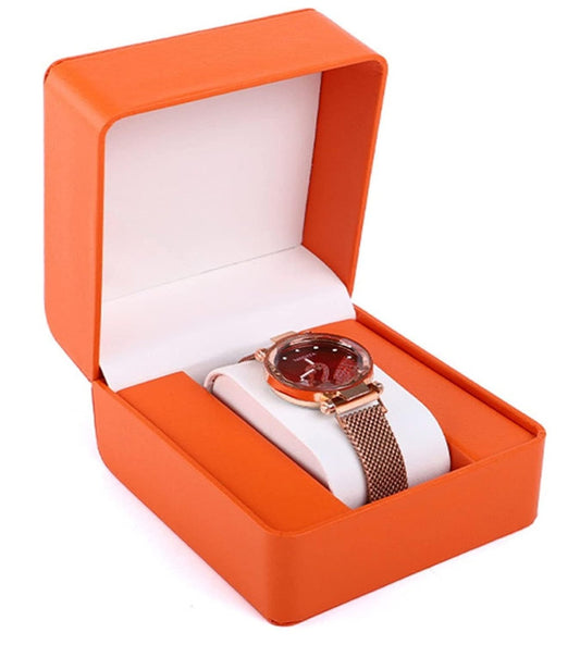 Watch Jewellery Box (Orange)