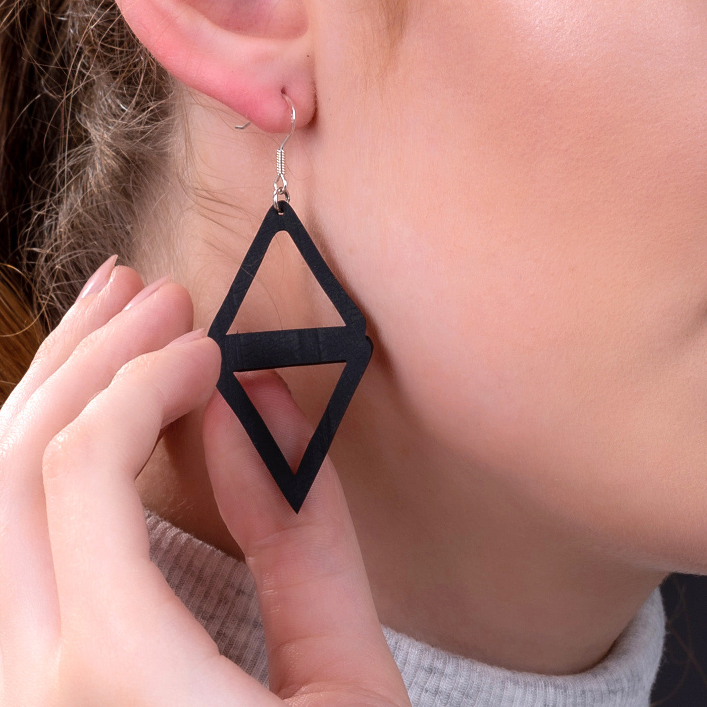 Copenhagen Recycled Rubber Earrings-2