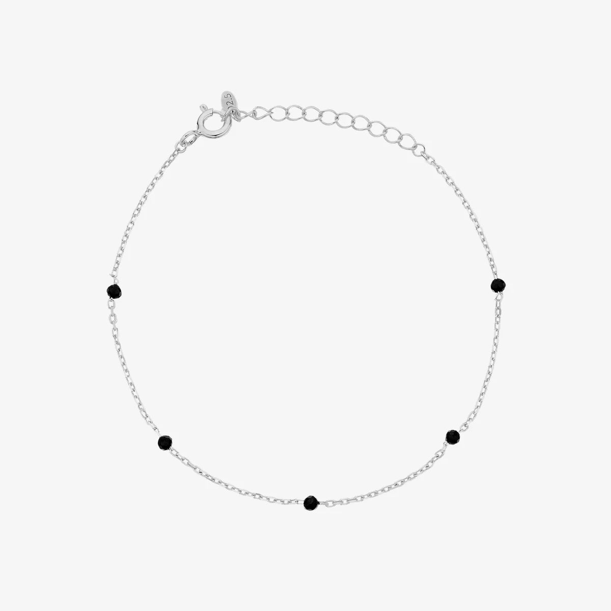 Black spinel bracelet-4